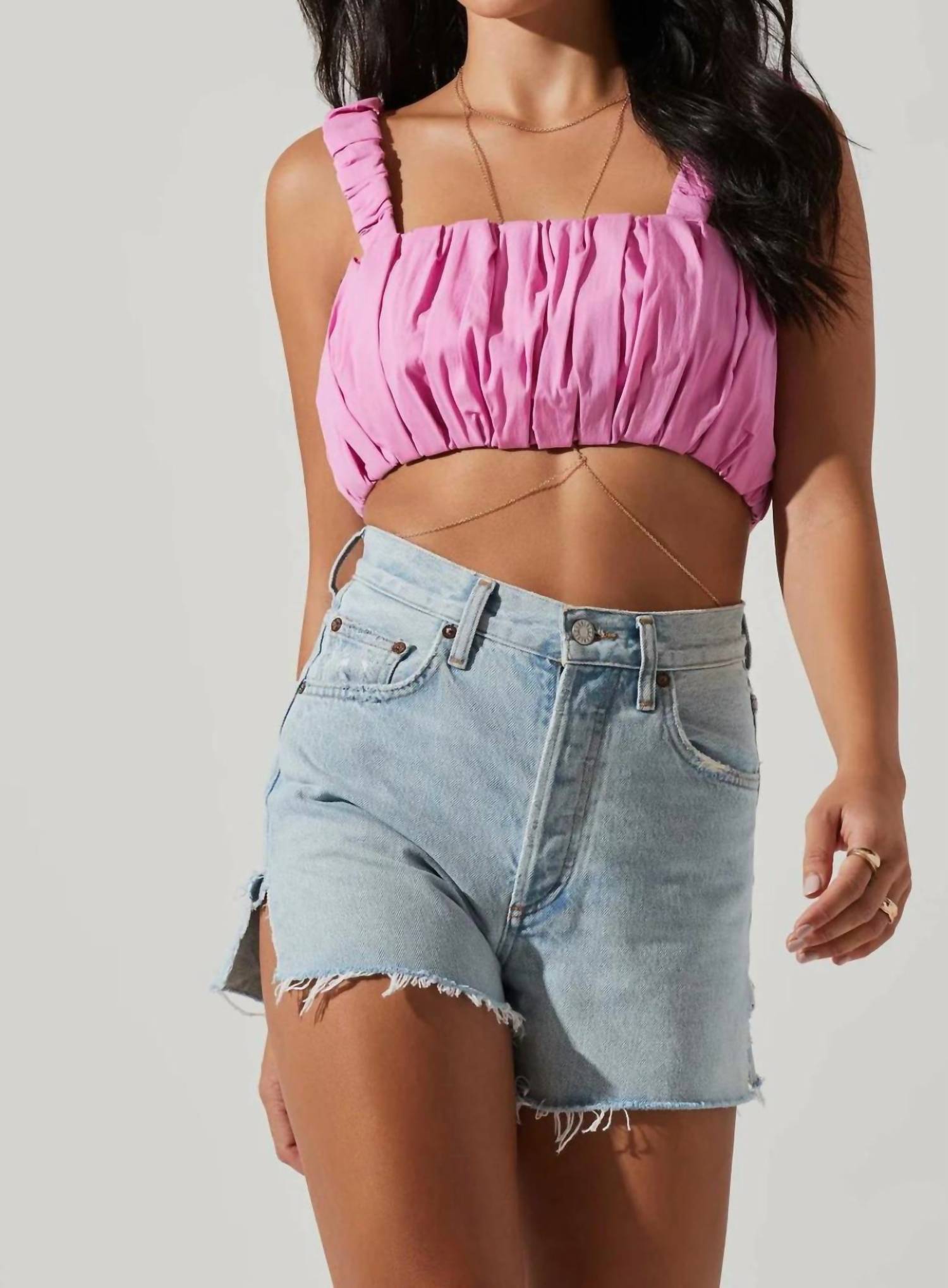 Розовый топ-пузырь ASTR
Розовый топ-пузырь ASTR