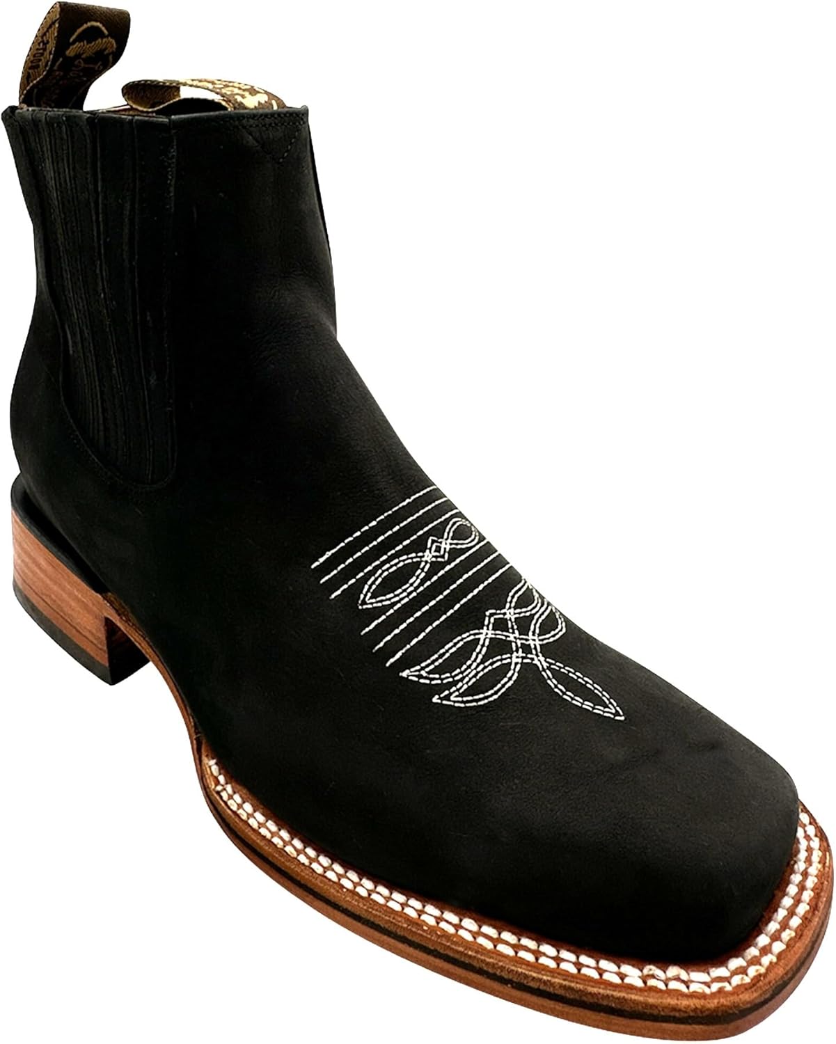 Мужские вестерн-бежевые ботинки The Western Shops с квадратным носком
Мужские вестерн-бежевые ботинки The Western Shops с квадратным носком