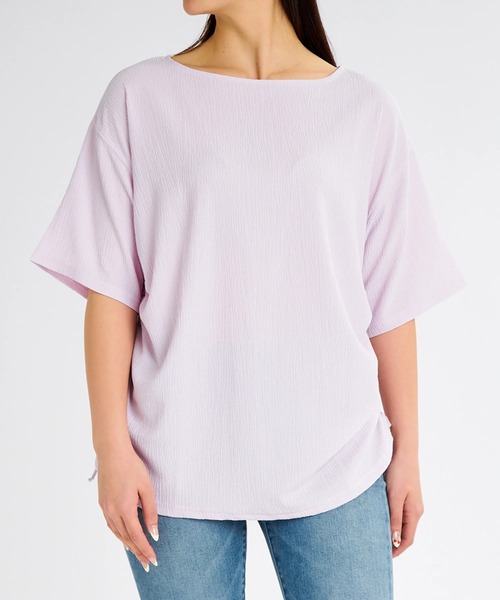 Женская футболка с коротким рукавом, в полоску, из крепа, с сборками BILLABONG, светло-розовый
Женская футболка с коротким рукавом, в полоску, из крепа, с сборками BILLABONG, светло-розовый