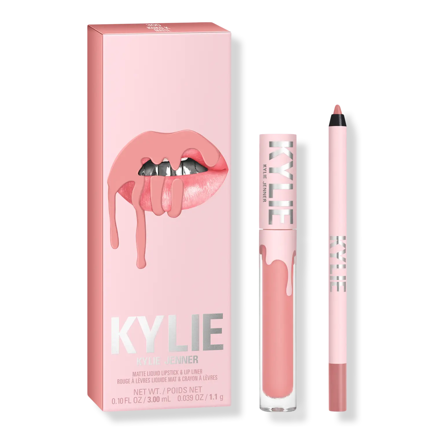 Набор матовых помад KYLIE COSMETICS, 300 Koko K (pale nude pink)
Набор матовых помад KYLIE COSMETICS, 300 Koko K (pale nude pink)