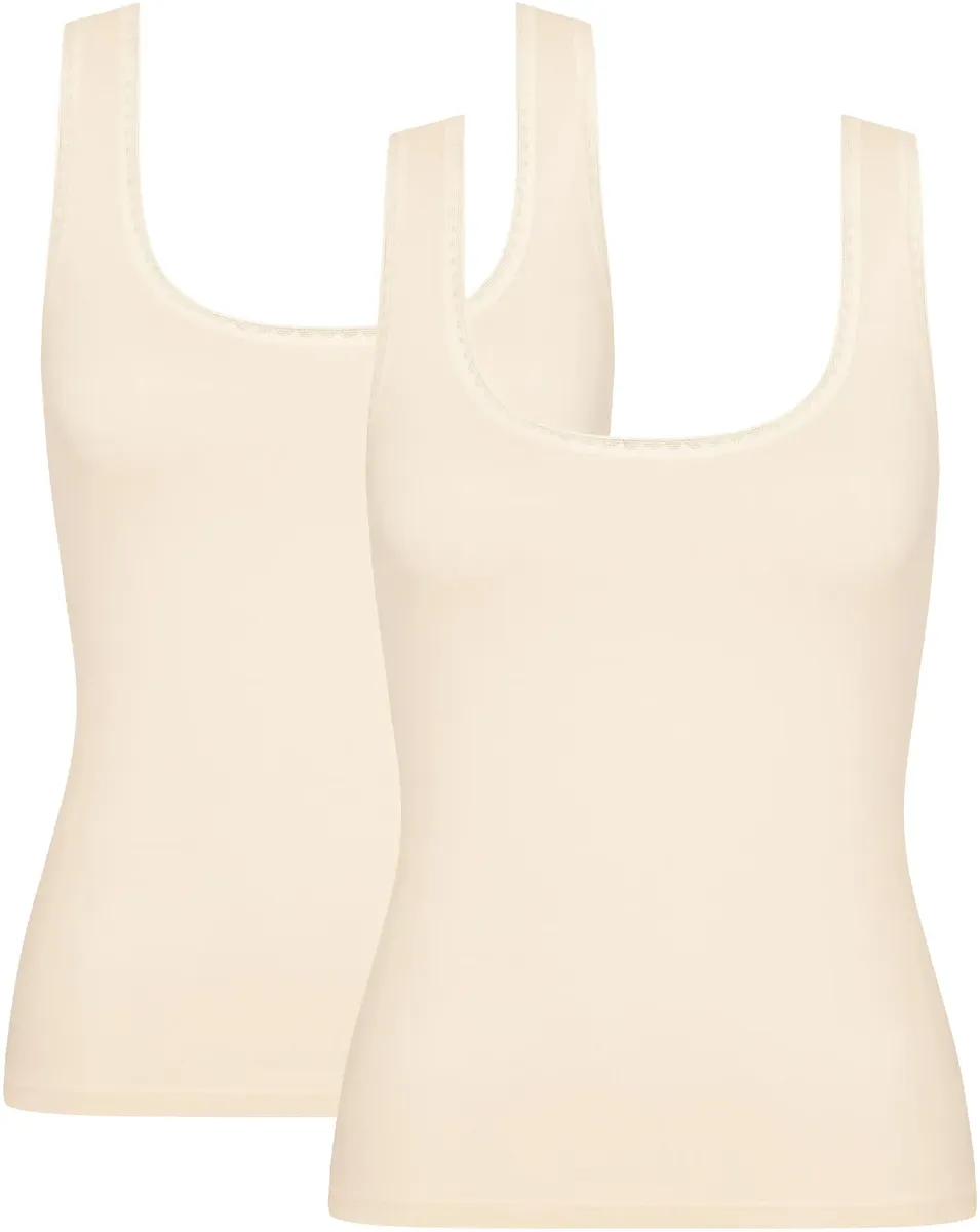 Майка sloggi "GO Tank Top C2P" (2 шт. в упаковке), детали из нежного кружева, цвет Fresh Powder
Майка sloggi "GO Tank Top C2P" (2 шт. в упаковке), детали из нежного кружева, цвет Fresh Powder