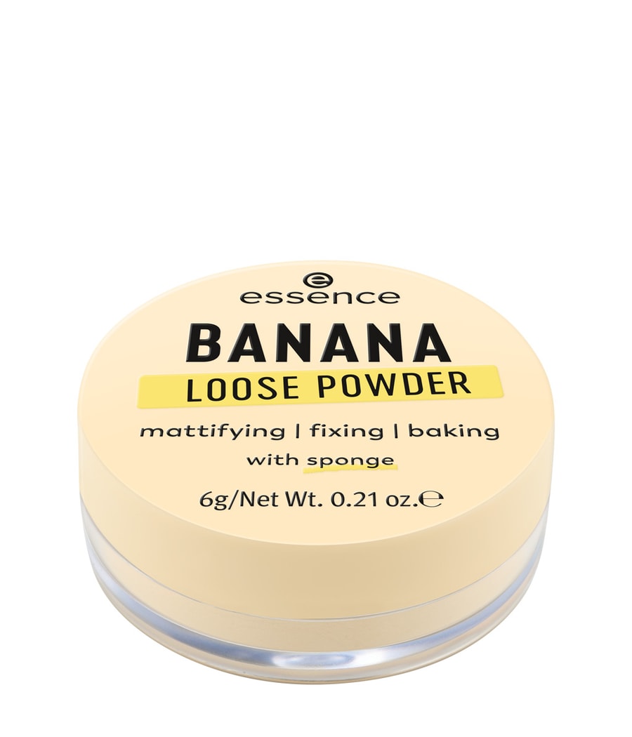 Рассыпчатая пудра essence BANANA Loose Powder, Banana, 6g
Рассыпчатая пудра essence BANANA Loose Powder, Banana, 6g