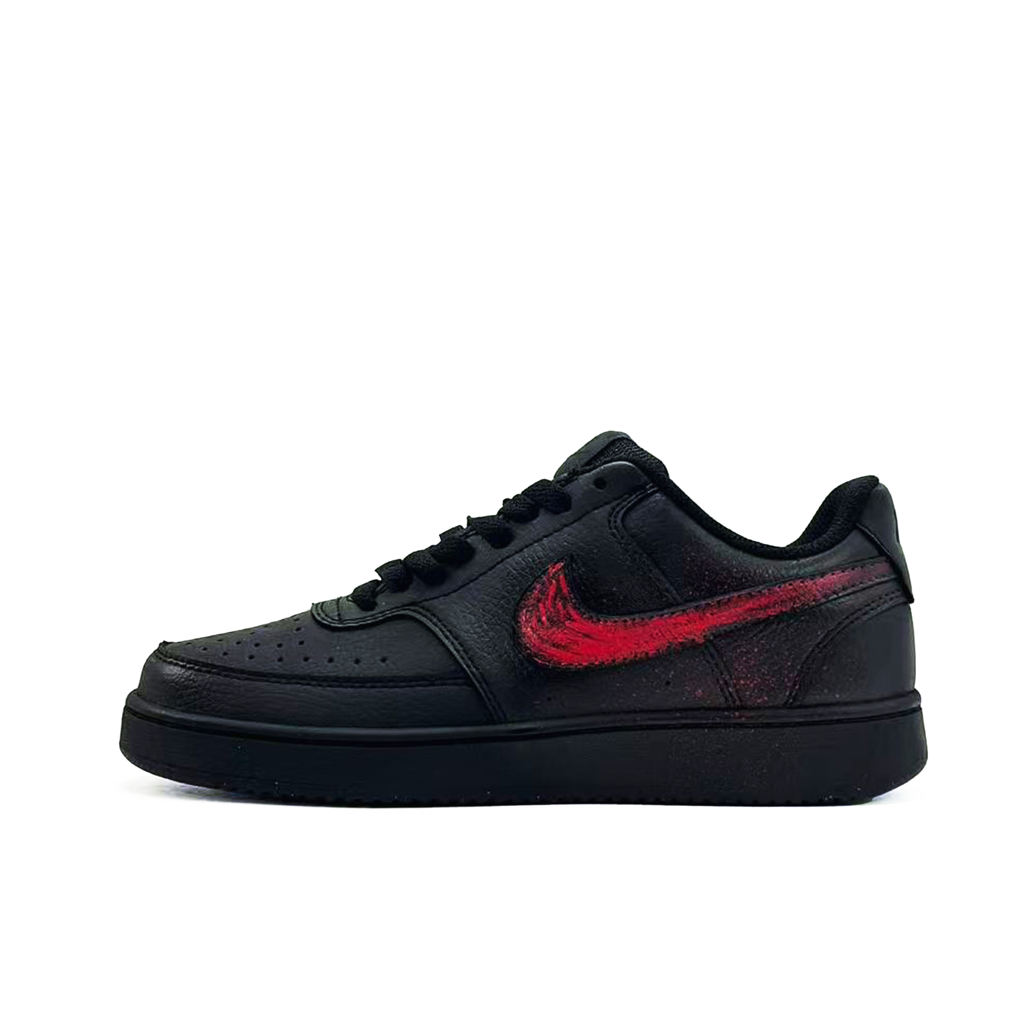 Nike Кроссовки для скейтбординга Court Vision Scar Shooting Stars с амортизацией, износостойкие, низкие, унисекс, черно-красные
Nike Кроссовки для скейтбординга Court Vision Scar Shooting Stars с амортизацией, износостойкие, низкие, унисекс, черно-красные