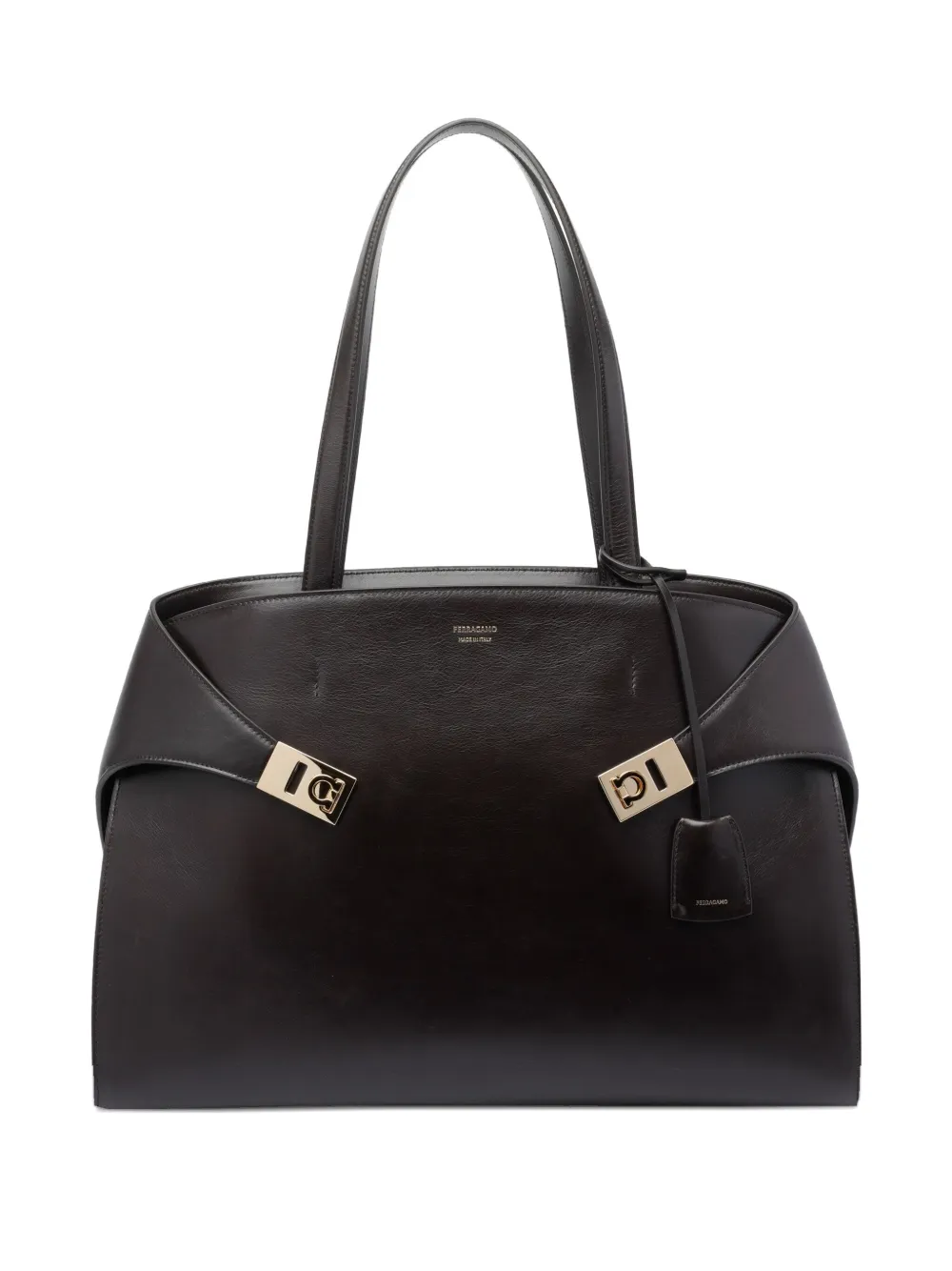 Сумка-тоут Hug Ferragamo, коричневый
Сумка-тоут Hug Ferragamo, коричневый