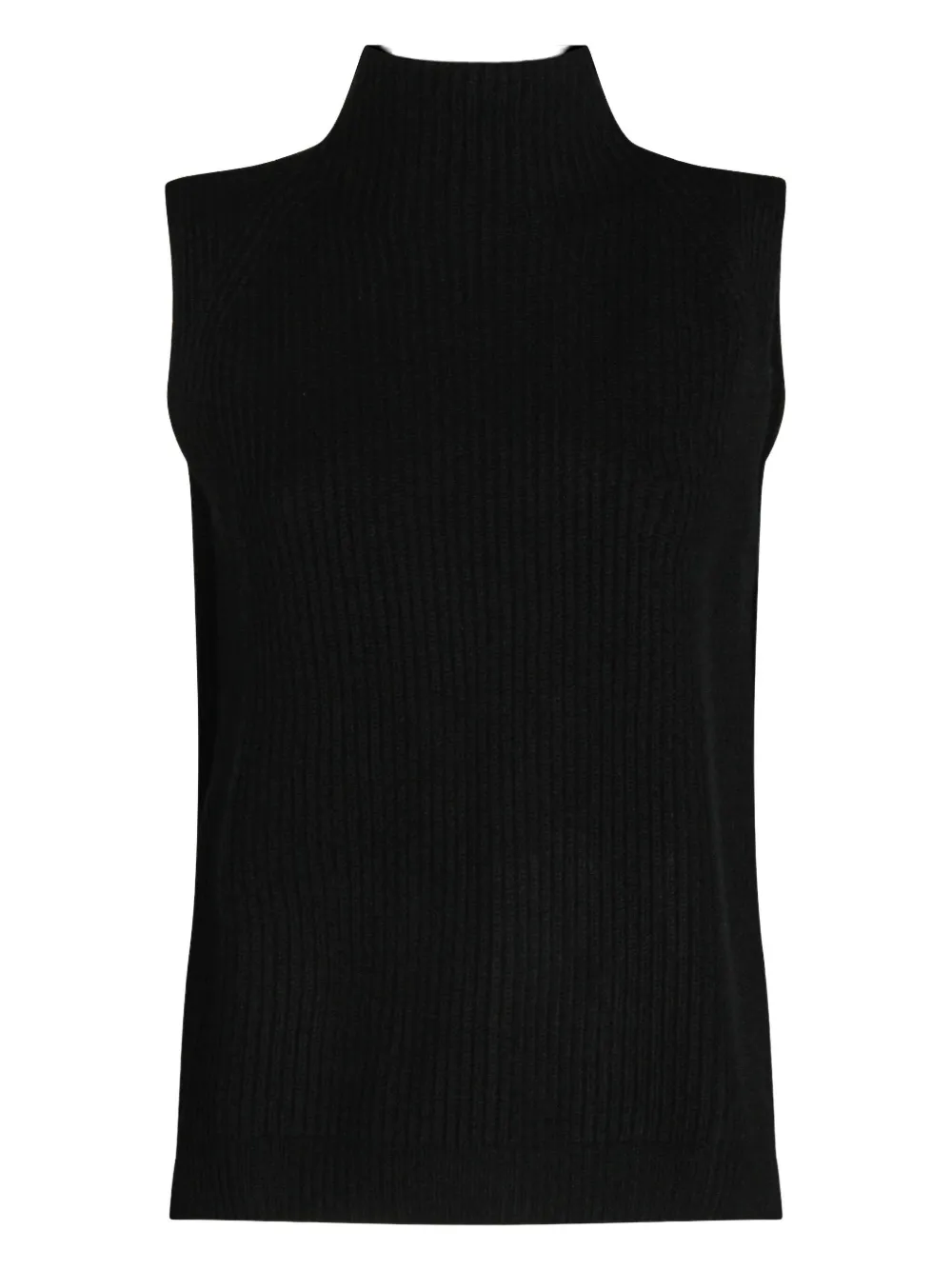 Трикотажный жилет без рукавов с высокой горловиной Kujten, черный
Трикотажный жилет без рукавов с высокой горловиной Kujten, черный