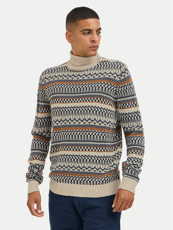 Свитер с высоким воротником обычного кроя Blend, бежевый
Свитер с высоким воротником обычного кроя Blend, бежевый