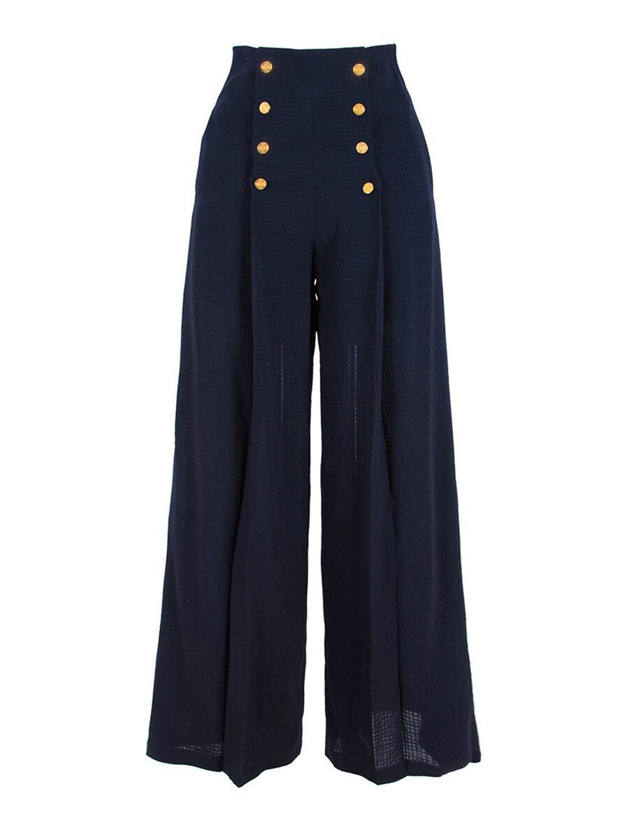 Широкие брюки со складками спереди Rua & Rua, морской синий
Широкие брюки со складками спереди Rua & Rua, морской синий