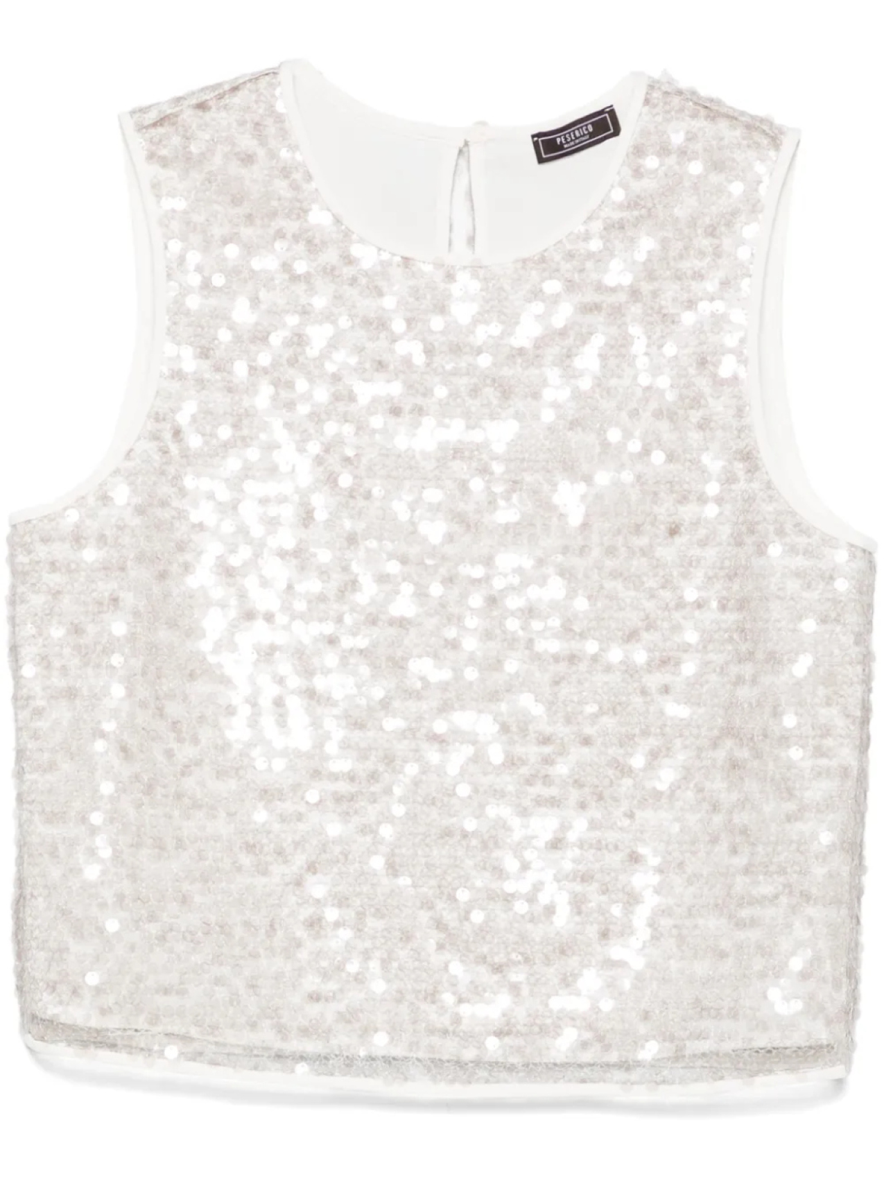 Peserico топ с пайетками, нейтральный
Peserico топ с пайетками, нейтральный