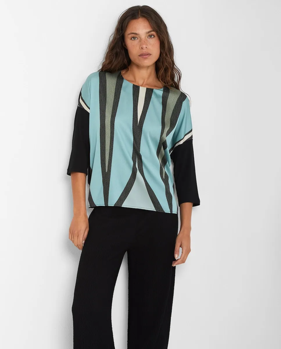 Женская футболка с принтом и французскими рукавами Trucco, мультиколор
Женская футболка с принтом и французскими рукавами Trucco, мультиколор