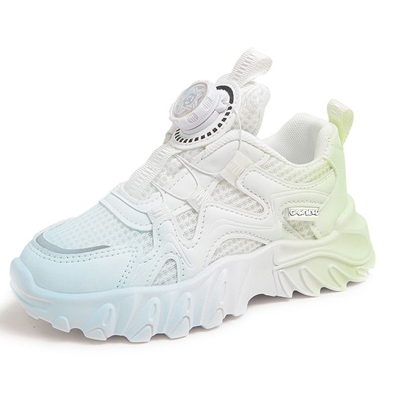 Износостойкие, дышащие, легкие, амортизирующие, низкие, детские кроссовки для повседневной носки JIAFEIMAO, зеленый 
Износостойкие, дышащие, легкие, амортизирующие, низкие, детские кроссовки для повседневной носки JIAFEIMAO, зеленый