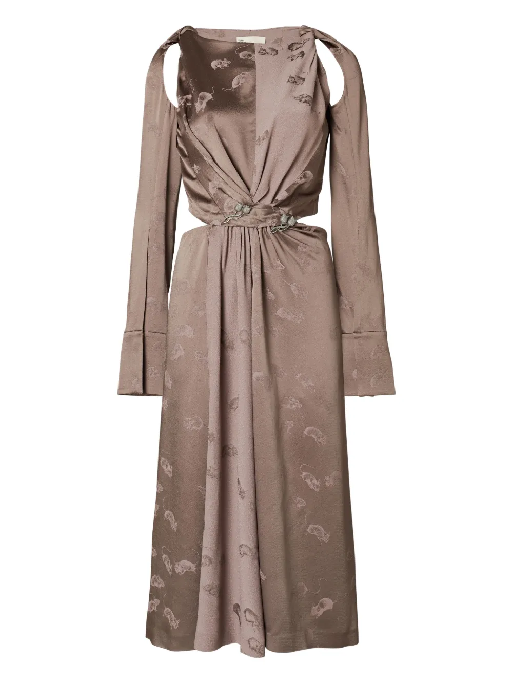 Платье с драпировкой Tory Burch, коричневый
Платье с драпировкой Tory Burch, коричневый