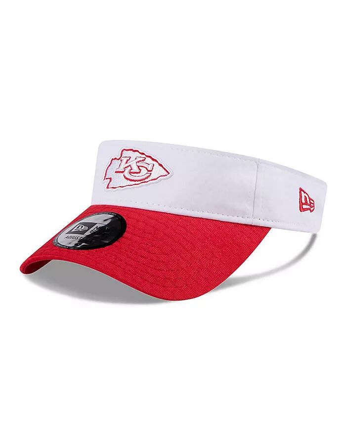 Мужской регулируемый козырек Kansas City Chiefs 2024 NFL Training Camp, белый/красный New Era
Мужской регулируемый козырек Kansas City Chiefs 2024 NFL Training Camp, белый/красный New Era