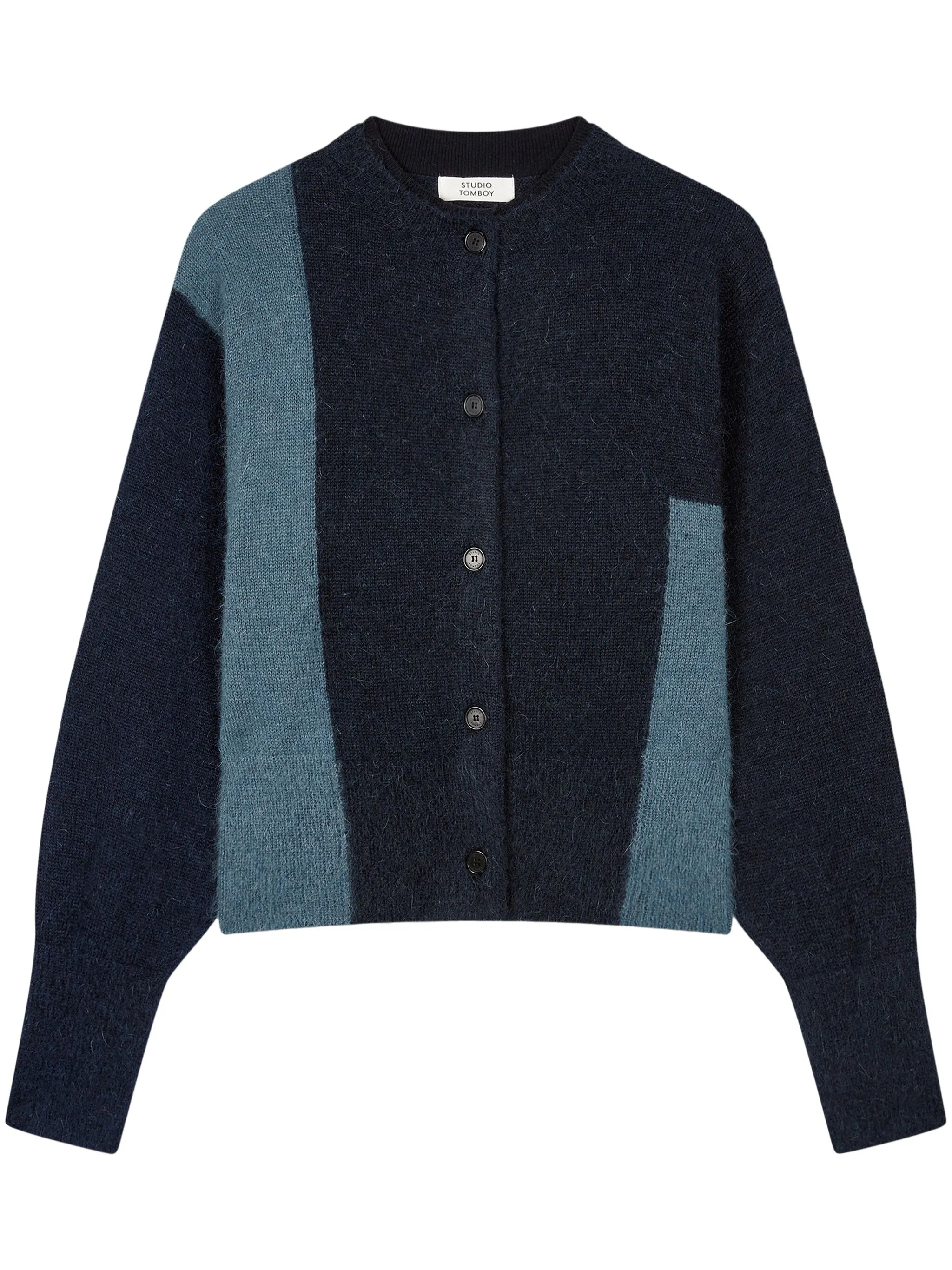 Кардиган в стиле колор-блок Studio Tomboy, синий
Кардиган в стиле колор-блок Studio Tomboy, синий