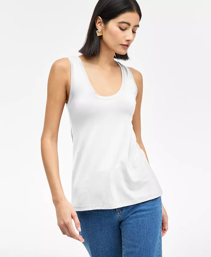 Женская роскошная майка с круглым вырезом I.N.C. International Concepts, белый
Женская роскошная майка с круглым вырезом I.N.C. International Concepts, белый