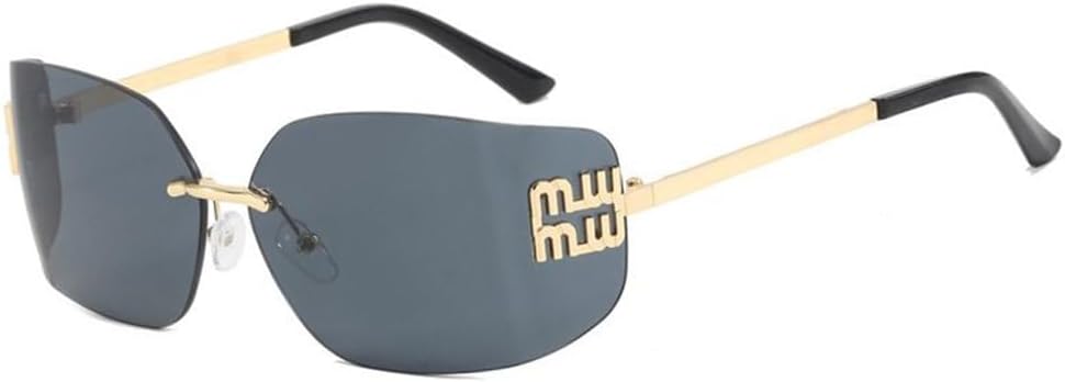 Стильные женские солнцезащитные очки без оправы с металлическими линзами, поляризацией, прямоугольной формой и градиентной кривизной линз, защитой от УФ-излучения PRSTNN, C2
Стильные женские солнцезащитные очки без оправы с металлическими линзами, поляризацией, прямоугольной формой и градиентной кривизной линз, защитой от УФ-излучения PRSTNN, C2