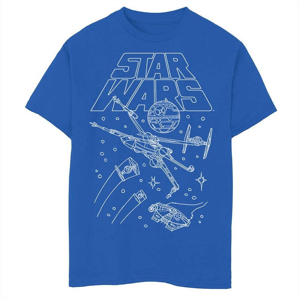 Футболка с рисунком «Звездные войны в космосе» для мальчиков 8–20 лет Licensed Character, цвет Royal
Футболка с рисунком «Звездные войны в космосе» для мальчиков 8–20 лет Licensed Character, цвет Royal