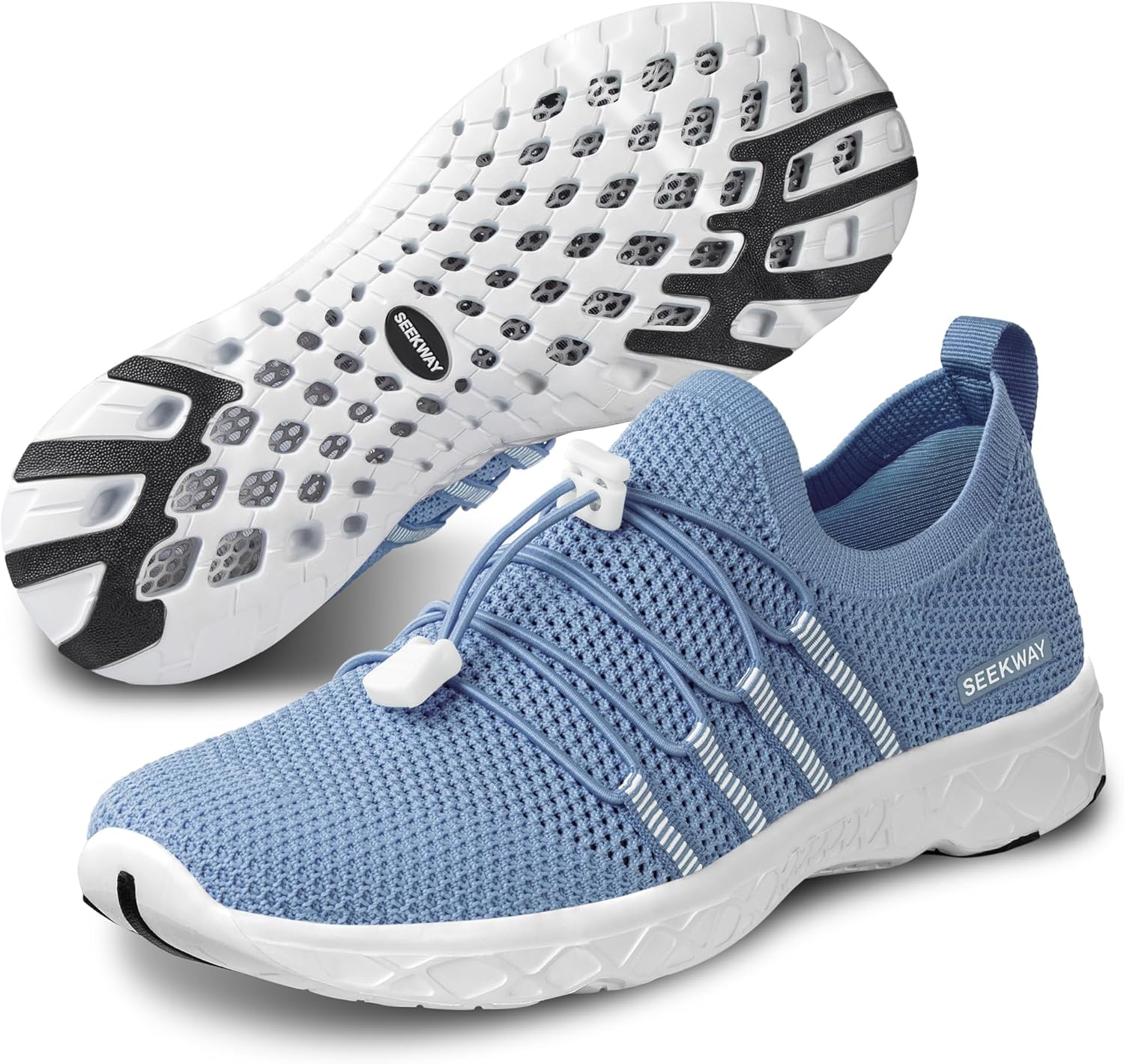 Мужские и женские водные кроссовки, быстросохнущие акваобувь, босоножки для пляжа, серфинга, походов, бассейна и водных видов спорта Seekway, темно-синий
Мужские и женские водные кроссовки, быстросохнущие акваобувь, босоножки для пляжа, серфинга, походов, бассейна и водных видов спорта Seekway, темно-синий