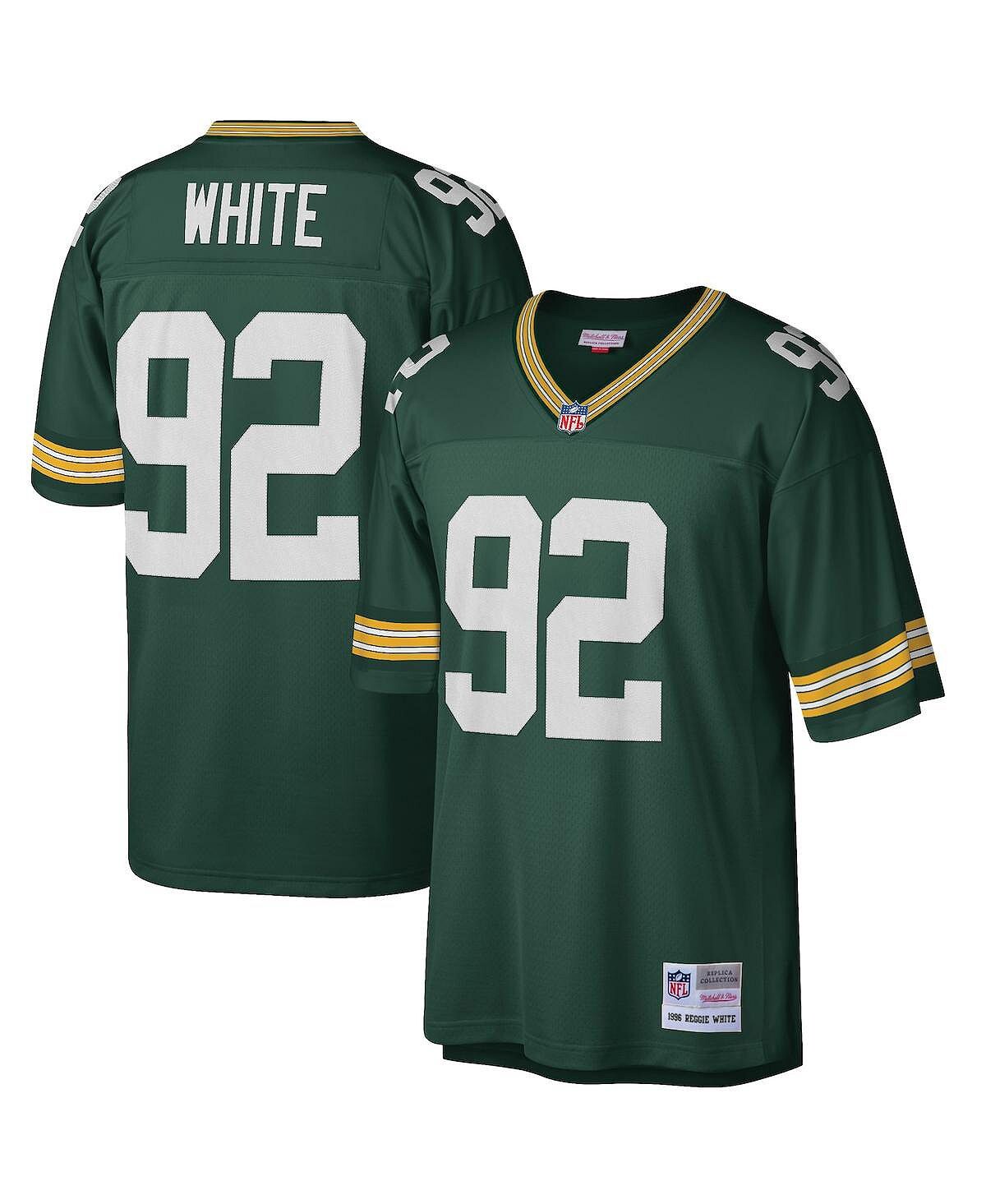 Мужская футболка Reggie White Green Green Bay Packers Big and Tall 1996 года, реплика вышедшего на пенсию игрока Mitchell & Ness
Мужская футболка Reggie White Green Green Bay Packers Big and Tall 1996 года, реплика вышедшего на пенсию игрока Mitchell & Ness