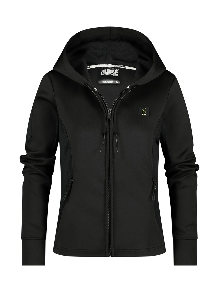 Спортивная толстовка с капюшоном на молнии SUPERREBEL GEAR OLIVIA, черный
Спортивная толстовка с капюшоном на молнии SUPERREBEL GEAR OLIVIA, черный