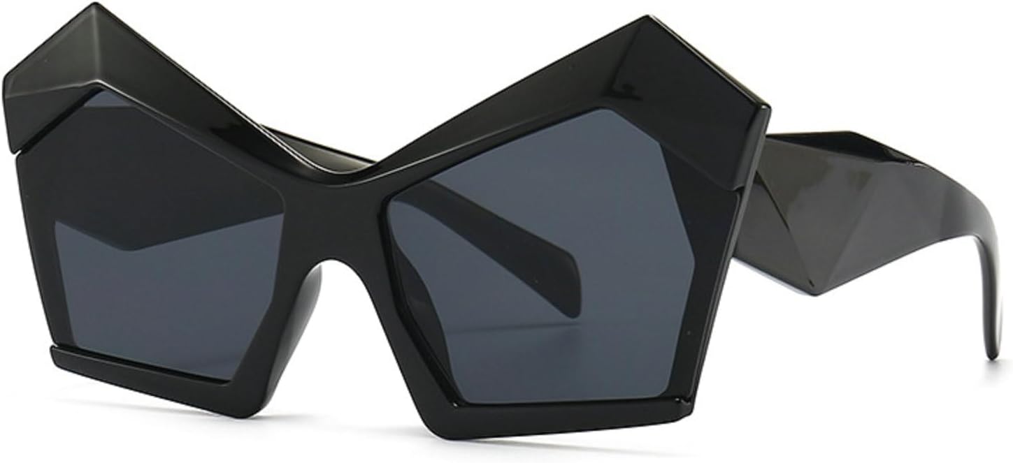 Винтажные женские солнцезащитные очки «кошачий глаз» с защитой от УФ-излучения, прозрачными линзами, стильный ретро-дизайн, увеличенный многоугольный дизайн mincl, Gray
Винтажные женские солнцезащитные очки «кошачий глаз» с защитой от УФ-излучения, прозрачными линзами, стильный ретро-дизайн, увеличенный многоугольный дизайн mincl, Gray