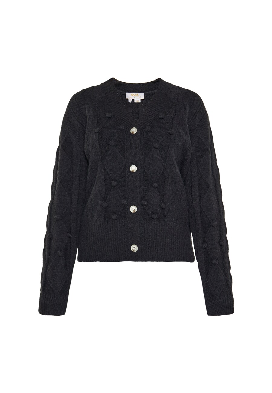 Вязаный кардиган usha FESTIVAL, черный
Вязаный кардиган usha FESTIVAL, черный