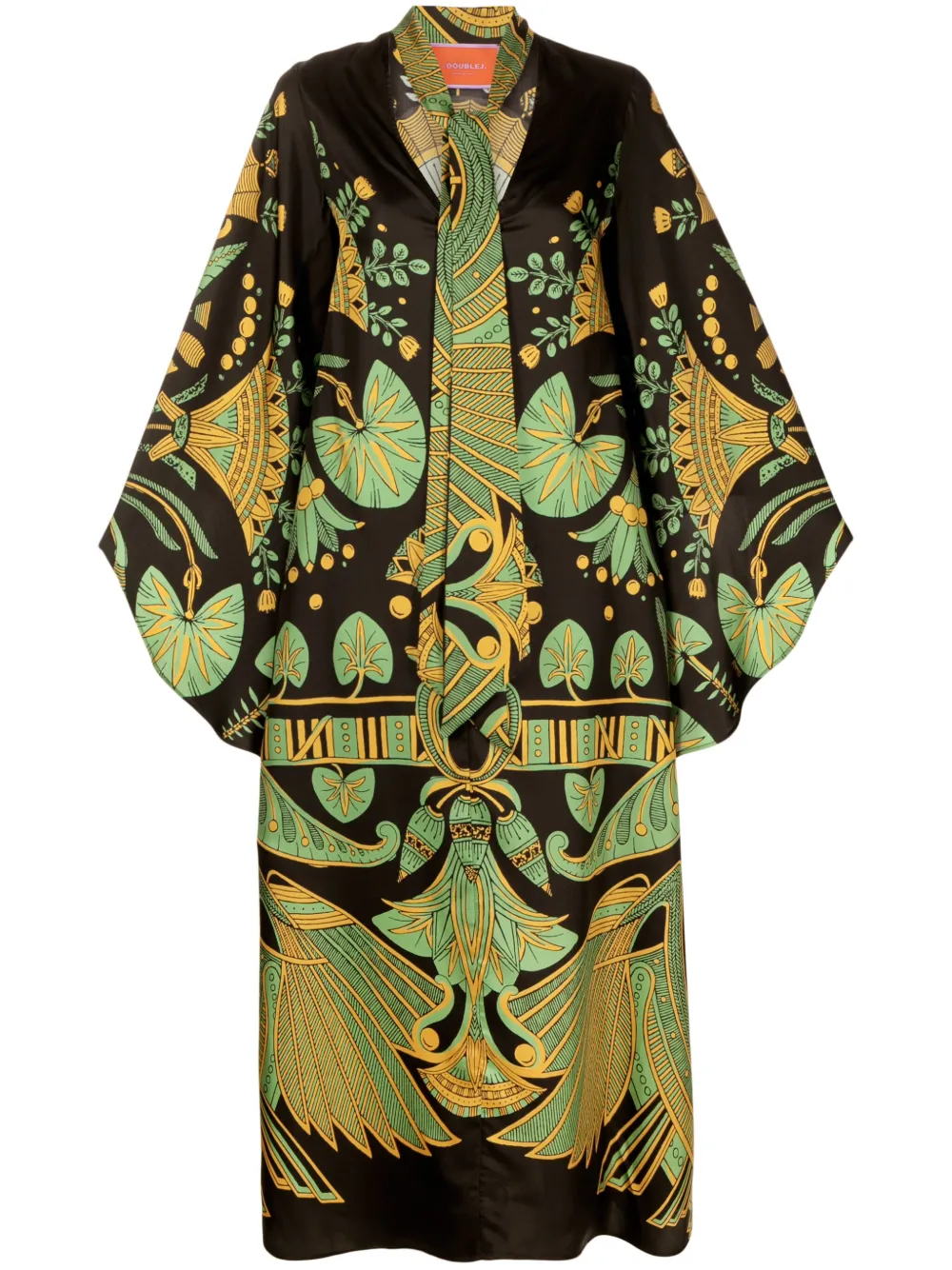 Шелковое платье миди Magnifico La DoubleJ, черный
Шелковое платье миди Magnifico La DoubleJ, черный