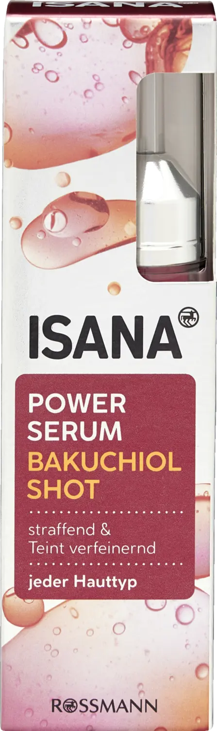 Сыворотка для лица ISANA Power Serum Bakuchiol Shot
Сыворотка для лица ISANA Power Serum Bakuchiol Shot