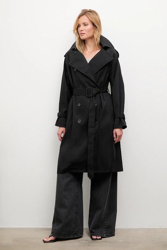 Хлопковый тренчкот Answear.Lab, черный
Хлопковый тренчкот Answear.Lab, черный