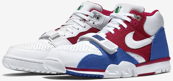 Кроссовки Nike Air Trainer 1 Mid 'Puerto Rico', белый 
Кроссовки Nike Air Trainer 1 Mid 'Puerto Rico', белый