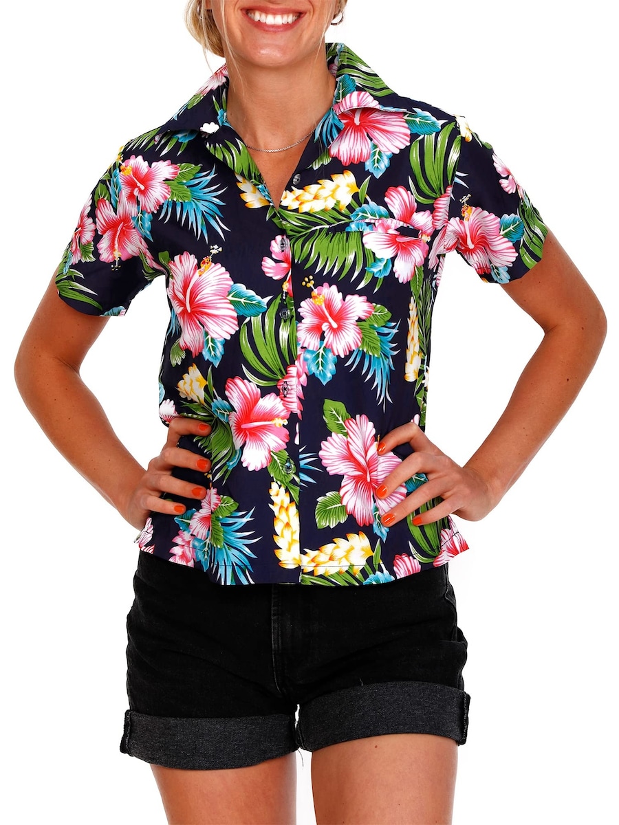 Блуза King Kameha Hibiscus NEW, темно-синий
Блуза King Kameha Hibiscus NEW, темно-синий