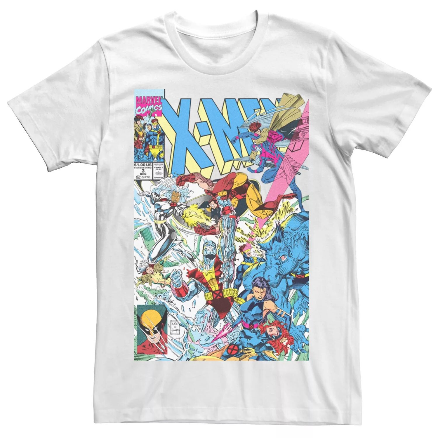 Мужская футболка Marvel Xmen в стиле ретро с комиксами для групповых боев Licensed Character
Мужская футболка Marvel Xmen в стиле ретро с комиксами для групповых боев Licensed Character