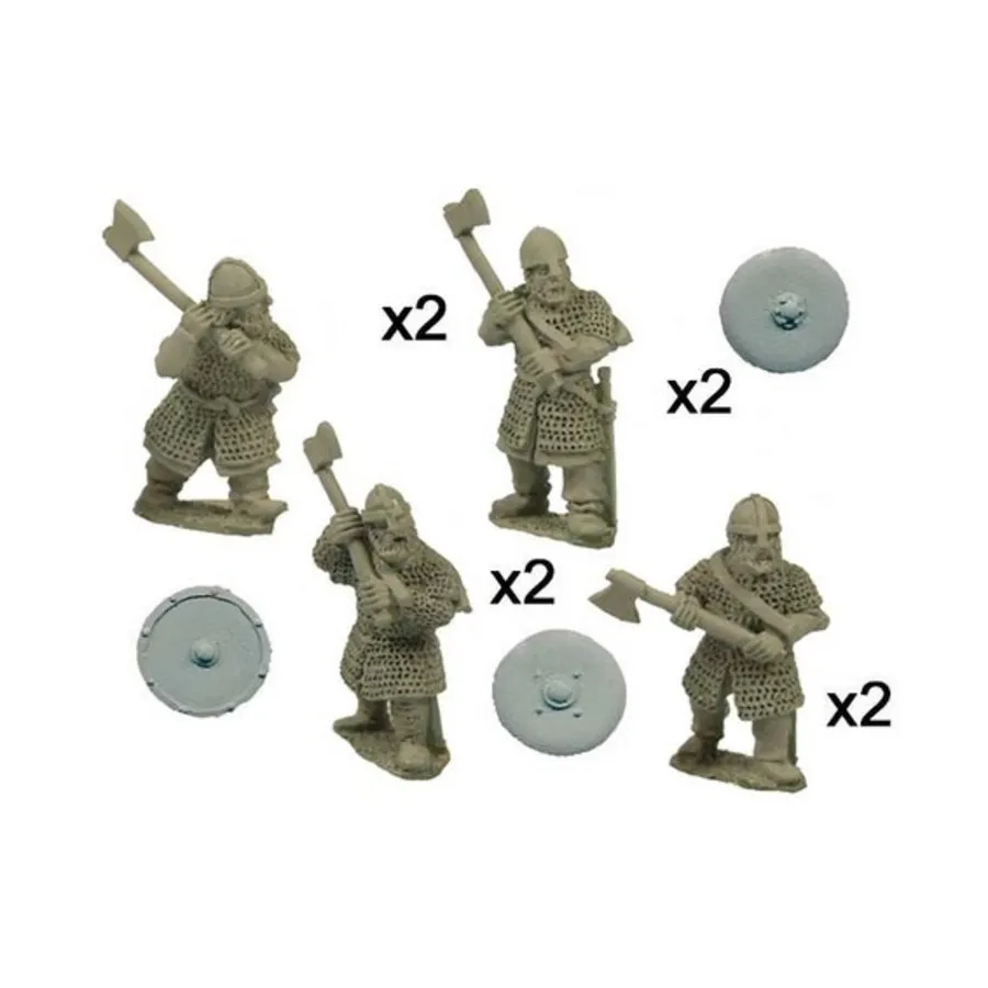 Саксонские хускарлы с топорами, Historical Miniatures - Dark Ages - Saxons (28mm) (Crusader Miniatures)
Саксонские хускарлы с топорами, Historical Miniatures - Dark Ages - Saxons (28mm) (Crusader Miniatures)