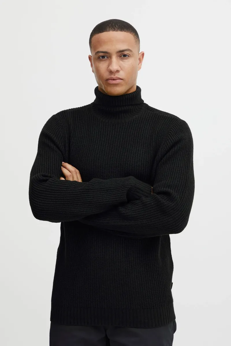 Свитер с высоким воротником из смесового материала "BLEND BHPullover", черный
Свитер с высоким воротником из смесового материала "BLEND BHPullover", черный