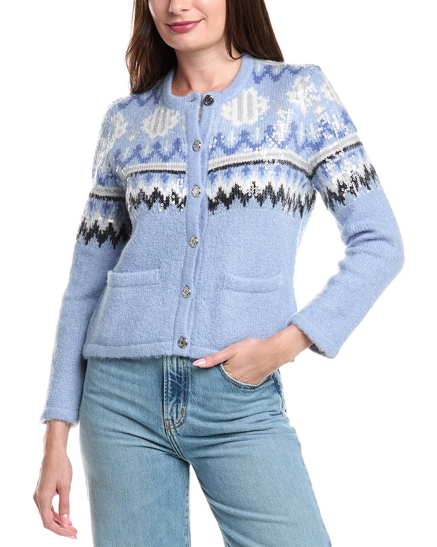 Кардиган Maje из шерстяной смеси, синий
Кардиган Maje из шерстяной смеси, синий