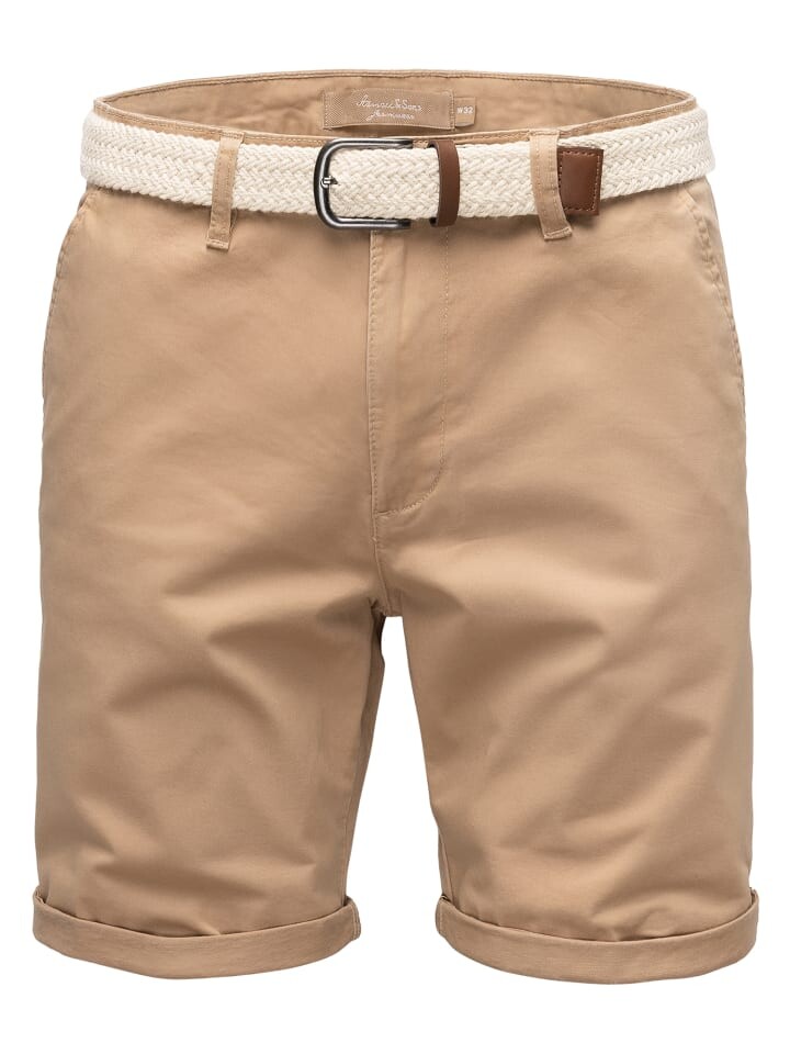 Тканевые шорты Amaci&Sons, бежевый 
Тканевые шорты Amaci&Sons, бежевый
