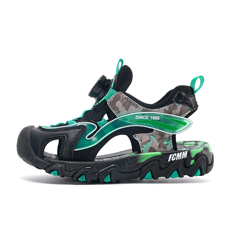 Детские сандалии FCMM, черный/зеленый
Детские сандалии FCMM, черный/зеленый