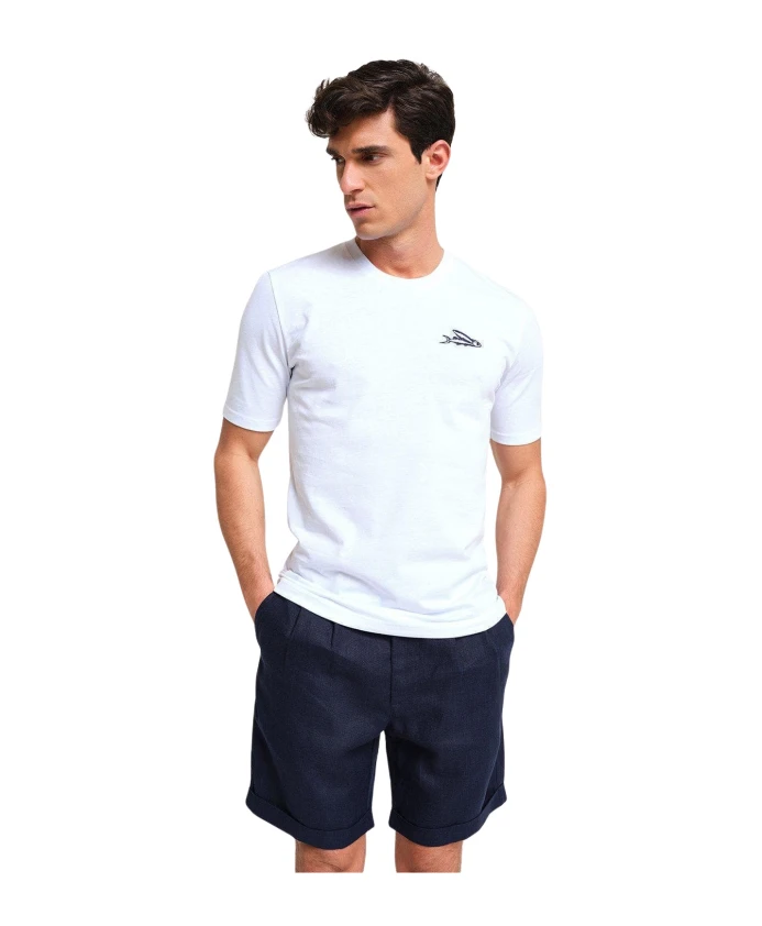 Белая хлопковая пляжная футболка Peninsula, белый
Белая хлопковая пляжная футболка Peninsula, белый