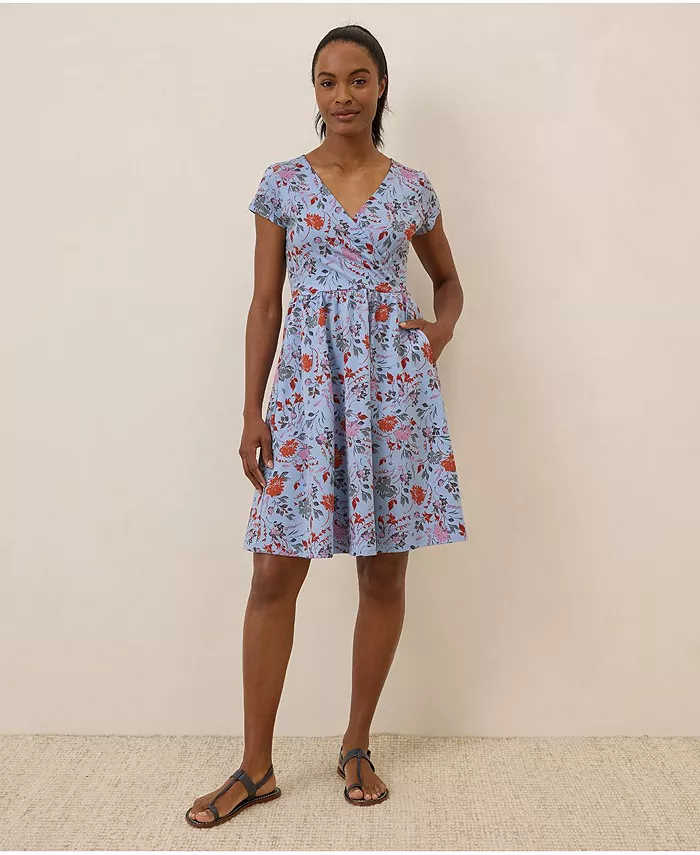 Женское платье из органического хлопка Fit & Flare с перекрещивающимся вырезом Pact, синий
Женское платье из органического хлопка Fit & Flare с перекрещивающимся вырезом Pact, синий