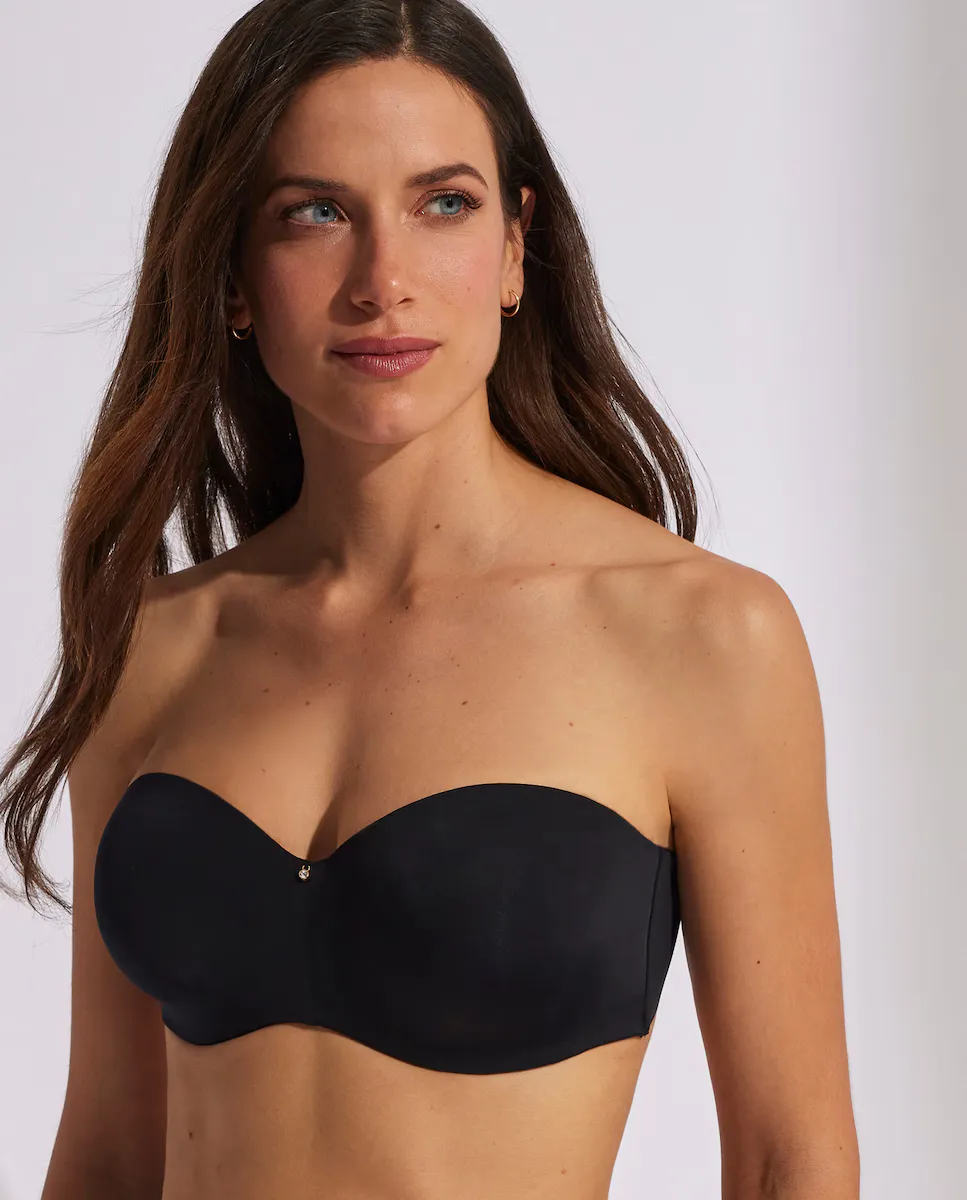 Бюстгальтер-бандо без бретелек с гладкой чашкой Selmark, черный
Бюстгальтер-бандо без бретелек с гладкой чашкой Selmark, черный