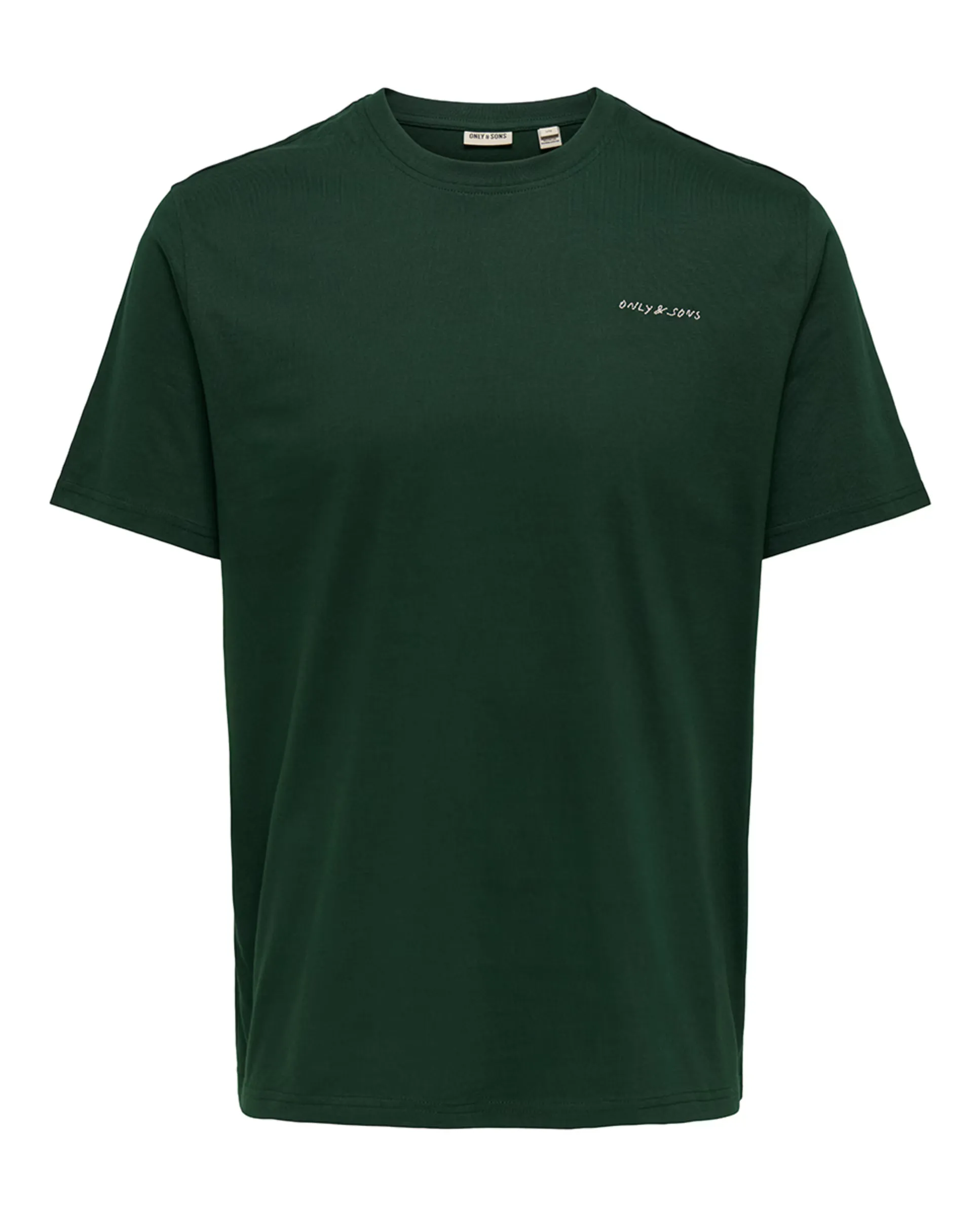Футболка мужская с коротким рукавом классического кроя Only & Sons, зеленый
Футболка мужская с коротким рукавом классического кроя Only & Sons, зеленый