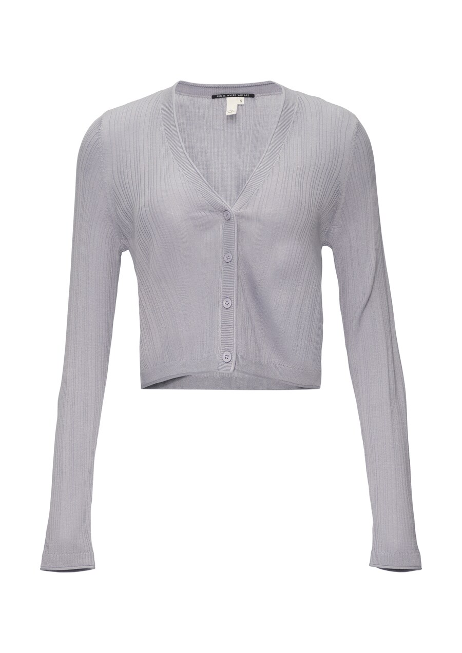 Вязаный кардиган QS, серый
Вязаный кардиган QS, серый