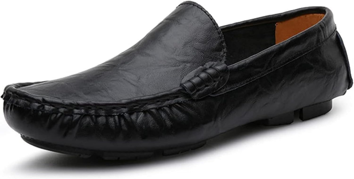 Мужские повседневные лоферы для скейтборда OXCOWNIU, легкие офисные туфли на плоской подошве, мужские лоферы для прогулок, вождения и улицы, черный
Мужские повседневные лоферы для скейтборда OXCOWNIU, легкие офисные туфли на плоской подошве, мужские лоферы для прогулок, вождения и улицы, черный