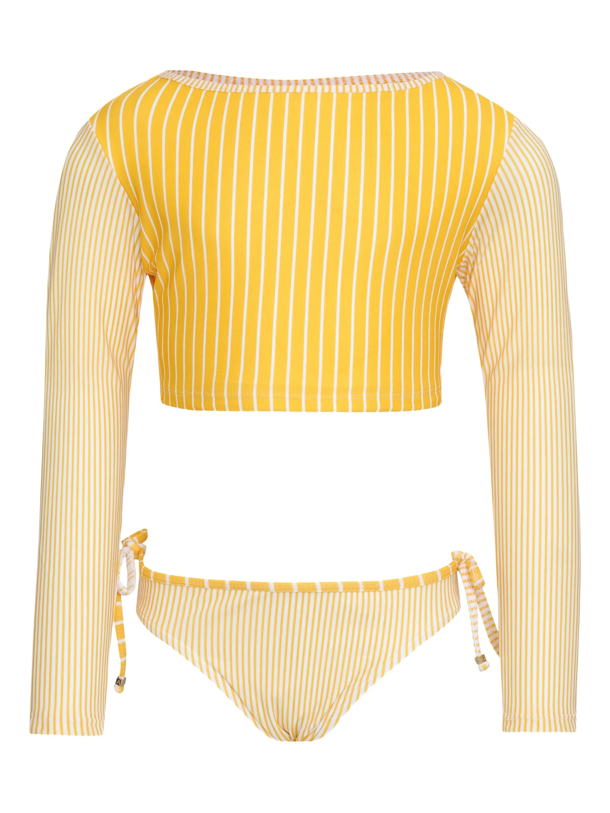 Полосатый купальник с длинными рукавами Amir Slama, желтый
Полосатый купальник с длинными рукавами Amir Slama, желтый