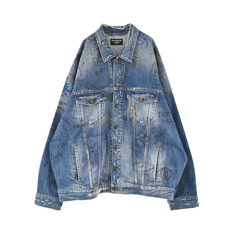 Куртка Balenciaga Scribble Oversized Jacket, Blue
Куртка Balenciaga Scribble Oversized Jacket, Blue