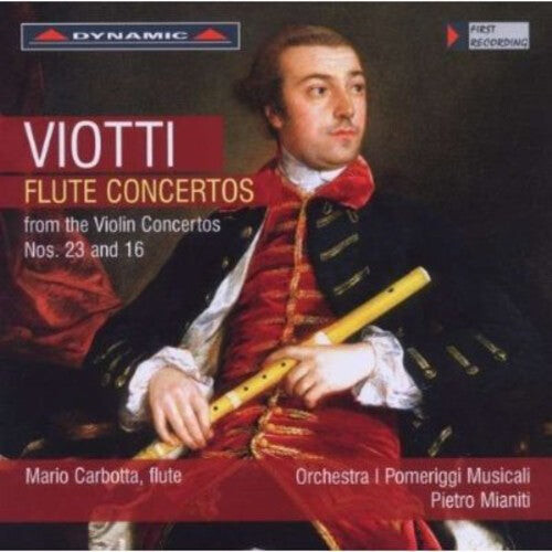 CD диск Viotti / Mainiti / Orch I Pomeriggi Musicali: Flute Ctos from Violin Ctos Nos 23 & 16
CD диск Viotti / Mainiti / Orch I Pomeriggi Musicali: Flute Ctos from Violin Ctos Nos 23 & 16