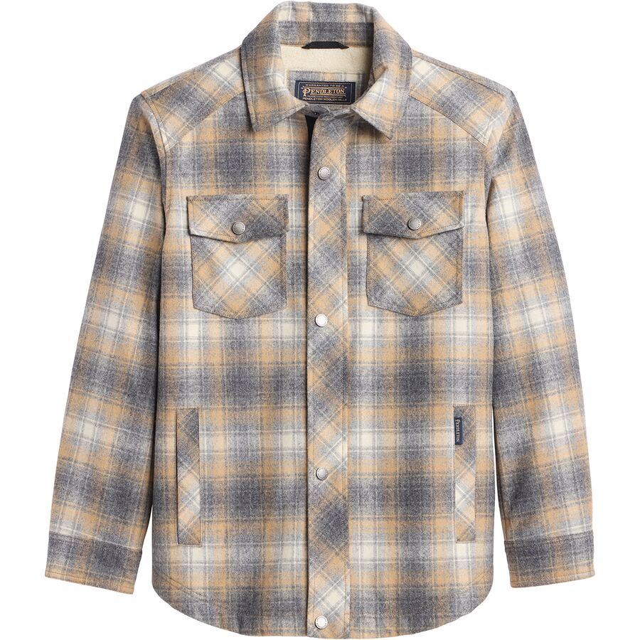 Куртка Pendleton Oswego Sherpa Lined Pendleton, Grey Camel Plaid
Куртка Pendleton Oswego Sherpa Lined Pendleton, Grey Camel Plaid