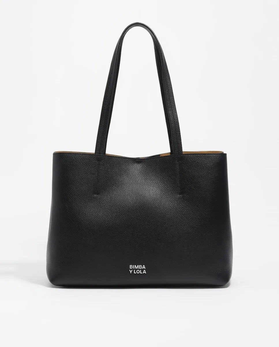 Женская кожаная сумка-шоппер через плечо Bimba y Lola, черный
Женская кожаная сумка-шоппер через плечо Bimba y Lola, черный