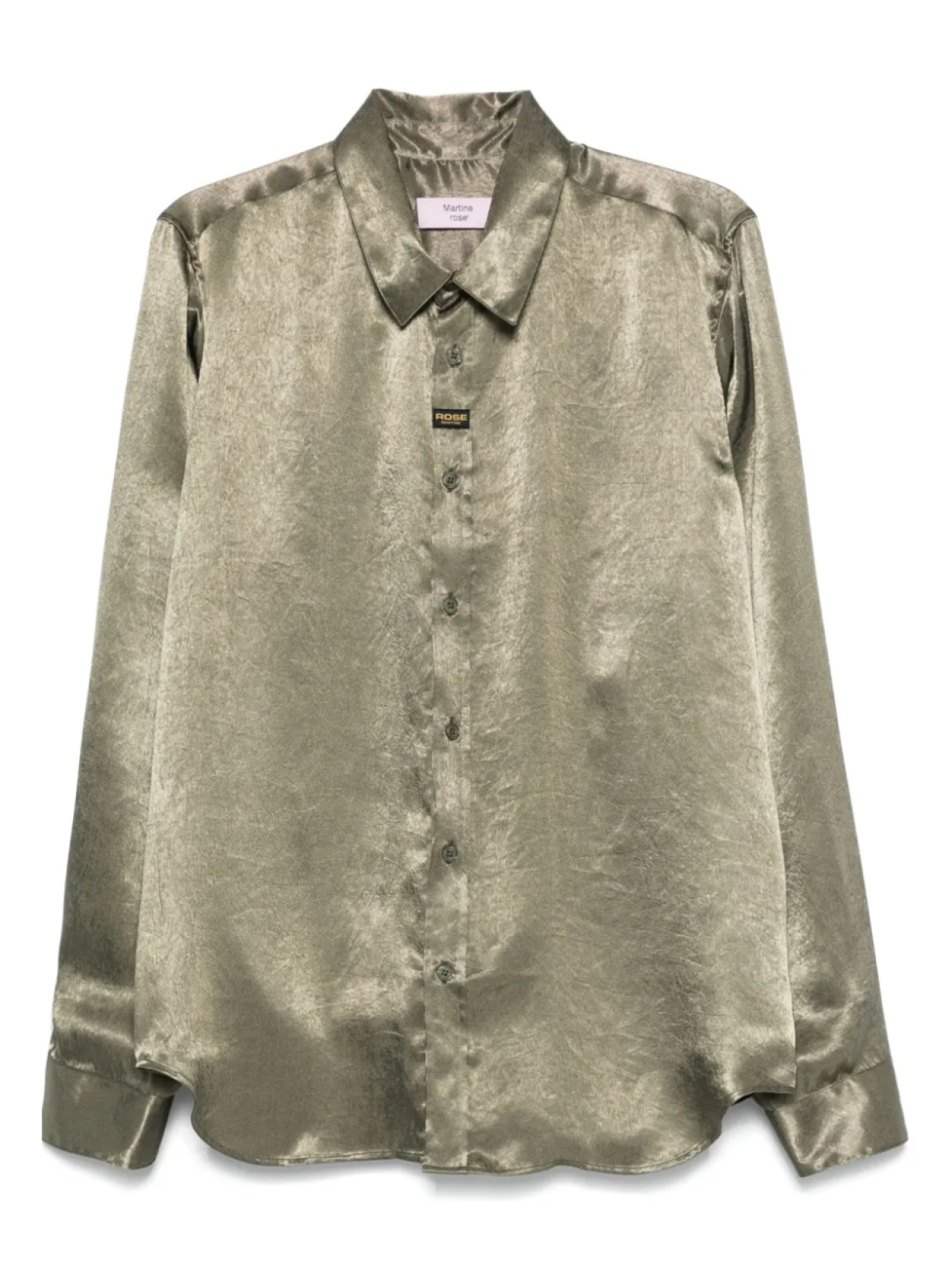 Атласная рубашка Martine Rose, зеленый
Атласная рубашка Martine Rose, зеленый