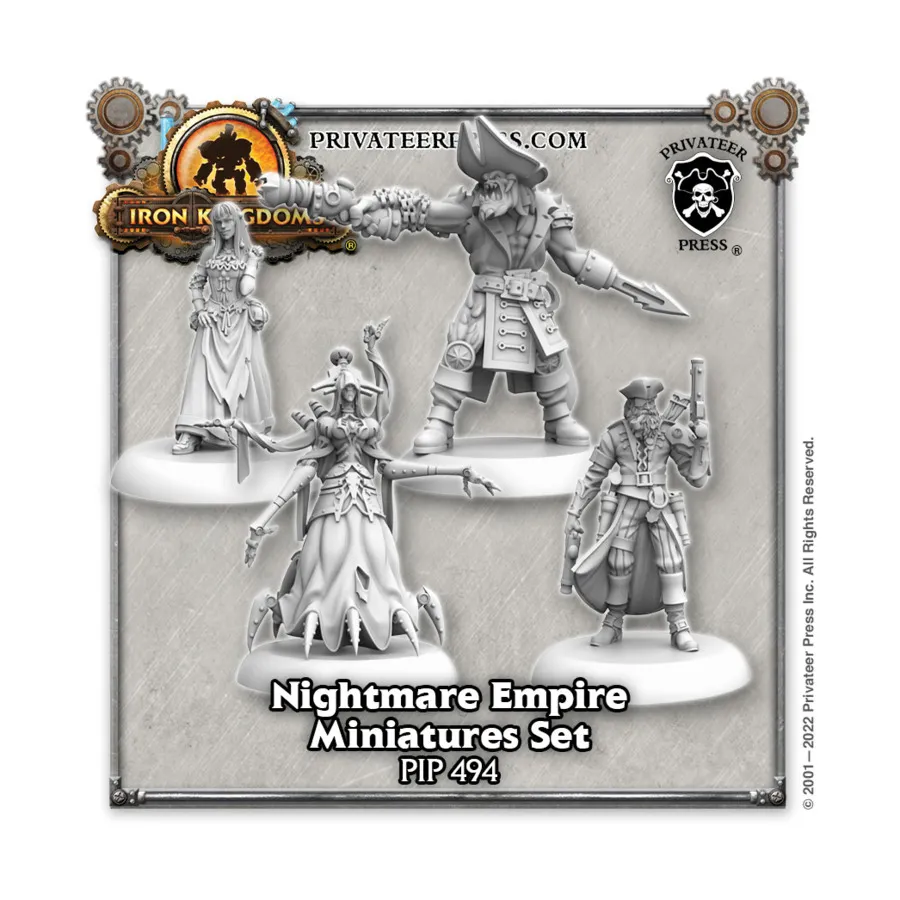 Бокс-сет миниатюр Scoundrels of the Nightmare Empire Miniatures Set, Iron Kingdoms RPG (5e)
Бокс-сет миниатюр Scoundrels of the Nightmare Empire Miniatures Set, Iron Kingdoms RPG (5e)