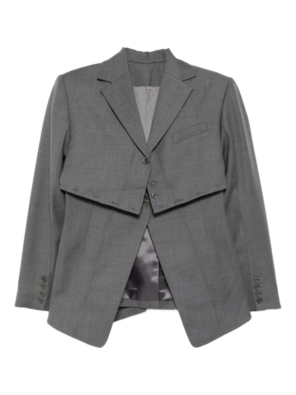 Многослойный пиджак Broken Rokh, серый
Многослойный пиджак Broken Rokh, серый